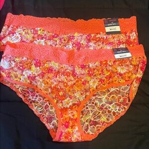 Vibrant Floral Lace Panties
